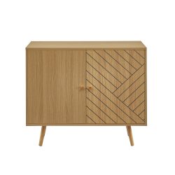 Buffet ETNIK Coloris Bois 2 Portes - L90cm