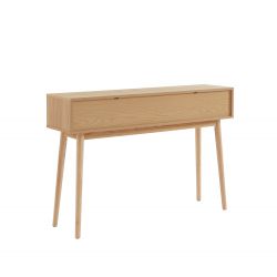 Console MARCEL Bois de chêne 2 tiroirs - L120cm