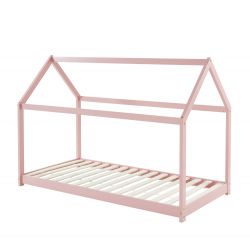 Lit enfant cabane TINYbois massif de pin rose 90x190