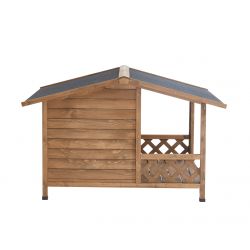 Niche pour chien IDCCOOKIE en bois 137 x 86 x 87 cm