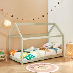 Lit enfant cabane TINYbois massif de pin vert 90x190