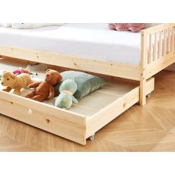 Lit enfant LOU avec tiroir Pin massif naturel 90x190 cm