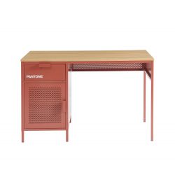 Bureau PANTONE métal terracotta l120cm