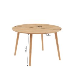 Table extensible ORACLEplacage chêne 160cm