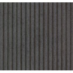Canapé d'angle ANATOLE en velours anthracite avec fonction convertible 