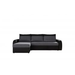 Canapé d'angle YEBOnoir anthracite convertible