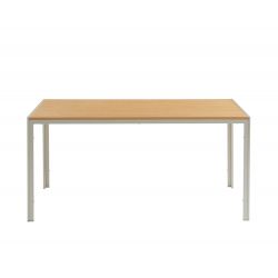 Table de séjour PANTONE métal beige sable 160cm