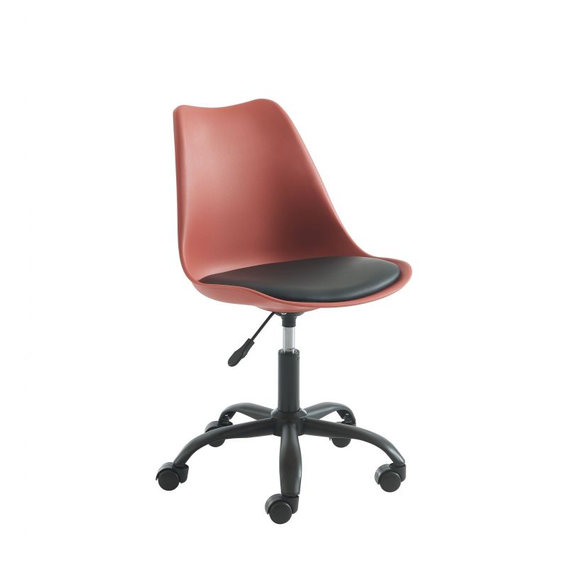 Chaise de bureau design terracotta