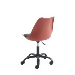 Chaise de bureau PANTONE terracotta 5 roulettes