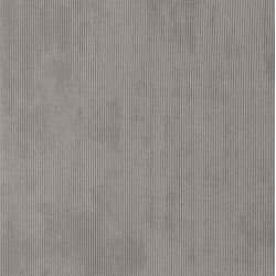 Canapé droit KRISTIconvertiblevelours cotêlé gris clair 